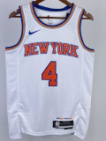 22-23 KNICKS ROSE #4 White Top Quality Hot Pressing NBA Jersey