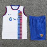 24-25 BAR White Tank top and shorts suit