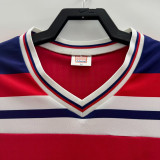 1980-1982 England Away Red Retro Soccer Jersey