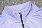 2024 NK Purple Kids Half Pull Tracksuit (童装)(半拉链)