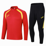 2024 JOM Red Half Pull Tracksuit (半拉链)