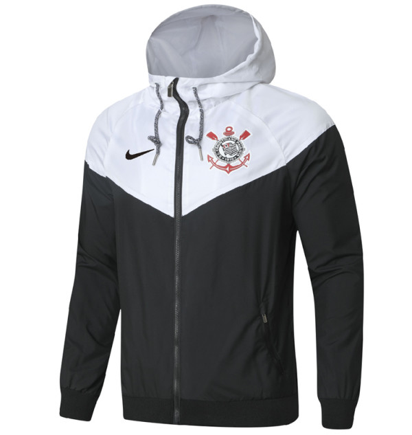 24-25 Corinthians Black White Windbreaker