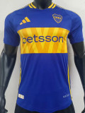 24-25 Boca Juniors Home Player Version Soccer Jersey