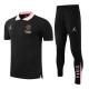 25-26 PSG Jordan Black Polo Tracksuit