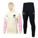24-25 PSG Jordan Khaki Hoodie Jacket Tracksuit #F563