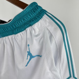 Hornets White City Edition Top Quality NBA Pants