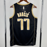 23-24 Dallas Mavericks DONCIC #30 Black Glory Edition Top Quality Hot Pressing NBA Jersey 荣耀版