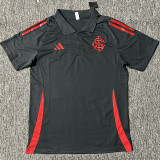 25-26 Internacional Black Polo Short Sleeve