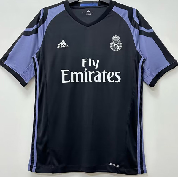 2016-2017 RMA Away Black Retro Soccer Jersey