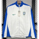 24-25 Brazil White Windbreaker (蓝边)
