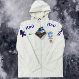 24-25 Brazil White Outdoor Jackets #102冲锋衣
