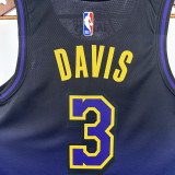 24-25 LAKERS DAVIS #3 Royal blue City Edition Top Quality Hot Pressing NBA Jersey