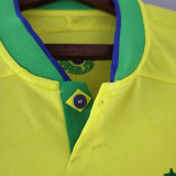 22-23 Brazil Home World Cup Fans Soccer Jersey
