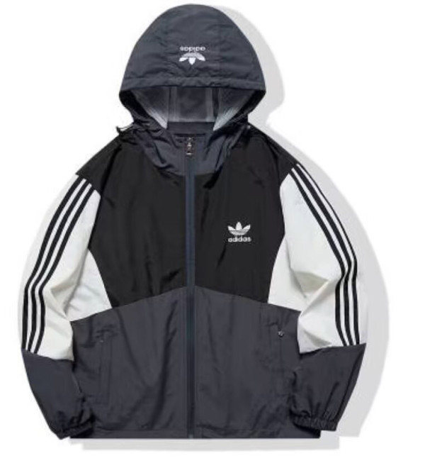 2024 New AD Black White Windbreaker