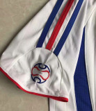 2006 France Away White Retro Soccer Jersey(带胸前小字)