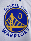 22-23 WARRIORS PAYTON II #0 White Top Quality Hot Pressing NBA Jersey (V领)