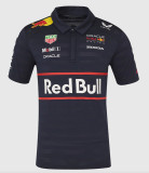 2025 F1 Red Bull Black Polo Racing Suit(有领)