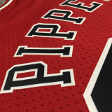 1998 BULLS PIPPEN #33 Red Retro Top Quality Hot Pressing NBA Jersey