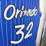 2018-2019 Magic O'NEAL #32 Blue Retro Top Quality Hot Pressing NBA Jersey (条纹)