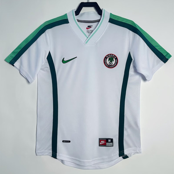 1998 Nigeria Away Retro Soccer Jersey