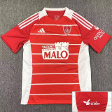 24-25 Stade Brestois UCL Home Fans Soccer Jersey (欧冠版)