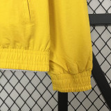 24-25 Club America Yellow & khaki Double Sided Windbreaker (双面风衣)