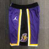 20-21 LAKERS Purple Top Quality NBA Pants (Trapeze Edition) 飞人版
