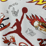 T267 Jordan White High Quality Casual T-Shirt