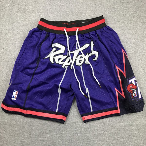 Raptors Purple City Edition Top Quality NBA Pocket Pants *猛龙