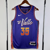 23-24 SUNS DURANT #35 Purple City Edition Top Quality Hot Pressing NBA Jersey