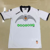 2009 Valencia Home White Retro Soccer Jersey