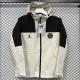 24-25 PSG Jordan White Outdoor Jackets #B602冲锋衣