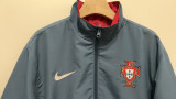 24-25 Portugal Blue & Red Double Sided Windbreaker (双面风衣)