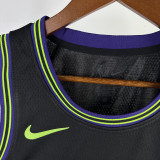 23-24 Pelicans WILLIAMSON #1 Black City Edition Top Quality Hot Pressing NBA Jersey