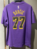 24-25 Lakers DONCIC #77 Purple High Quality Casual T-Shirt