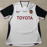 2003-2004 Valencia Home Retro Soccer Jersey *前带小字