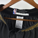23-24 WARRIORS Black City Edition Top Quality NBA Pants