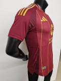 24-25 Roma Home Player Version Soccer Jersey