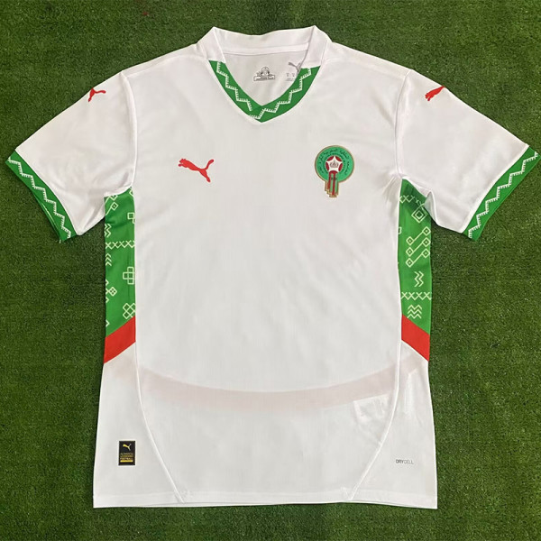 24-25 Morocco Away Fans Soccer Jersey