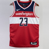22-23 Wizards JORDAN #23 Red Top Quality Hot Pressing NBA Jersey