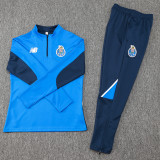 24-25 Porto Fancy blue Half Pull Tracksuit (半拉链)