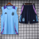 24-25 Argentina Light blue Tank top and shorts suit