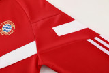 24-25 Bayern Red Jacket Tracksuit #06