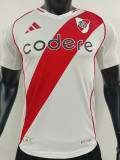 24-25 River Plate Home Player Version Soccer Jersey