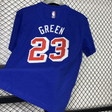 T227 WARRIORS GREEN #23 Blue High Quality Casual T-Shirt