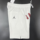 M005 Jordan White Pure Cotton Fabric Casual Short Pants