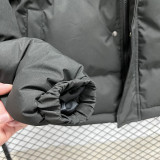 24-25 MF3 NK Black Hooded Cotton Coat #棉衣