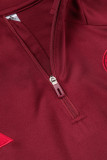 24-25 Bayern Deep Red Kids Half Pull Tracksuit (童装)(半拉链)