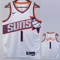 23-24 SUNS BOOKER #1 White Top Quality Hot Pressing NBA Jersey