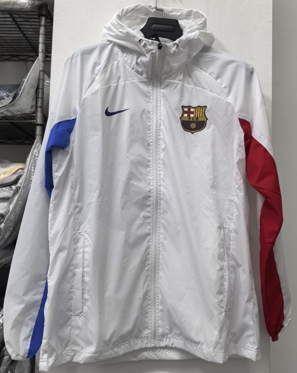 24-25 BAR White Windbreaker